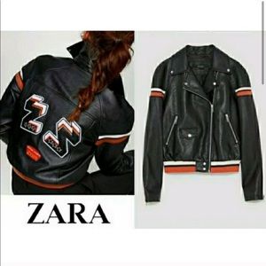 Zara Black Jacket with Accents
